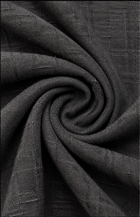 Charcoal Grey Khadi Fabric